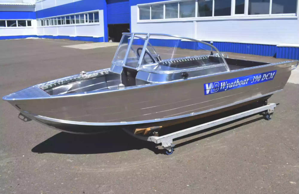 Алюминиевая лодка Wyatboat-390 DCM в Абакане