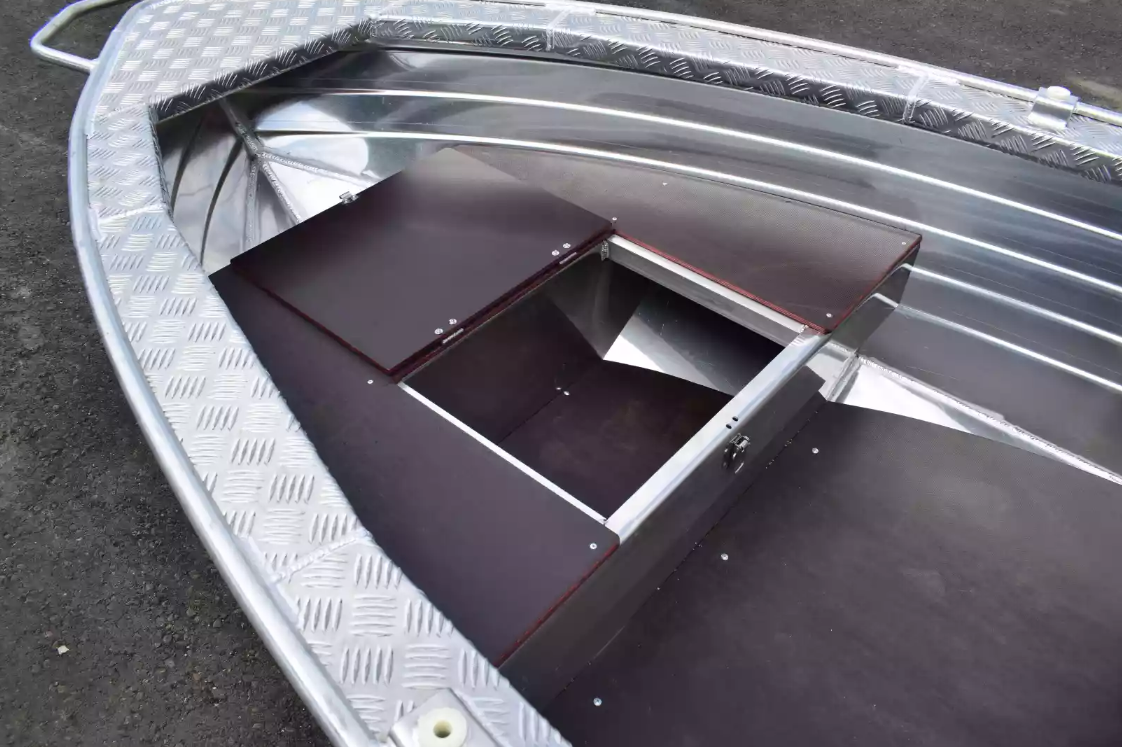 Алюминиевая лодка Wyatboat-390Р Увеличенный борт в Абакане