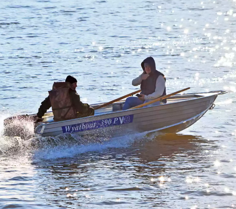 Алюминиевая лодка Wyatboat-390 P в Абакане