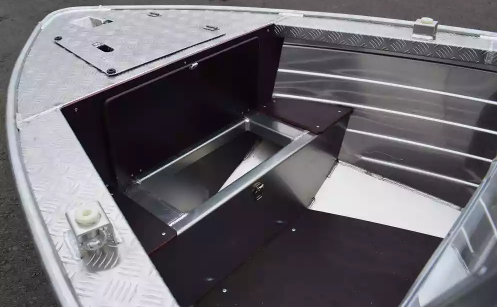 Алюминиевая лодка Wyatboat-390 DCM Увеличенный борт в Абакане