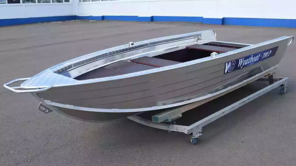Алюминиевая лодка Wyatboat-390Р Fish в Абакане