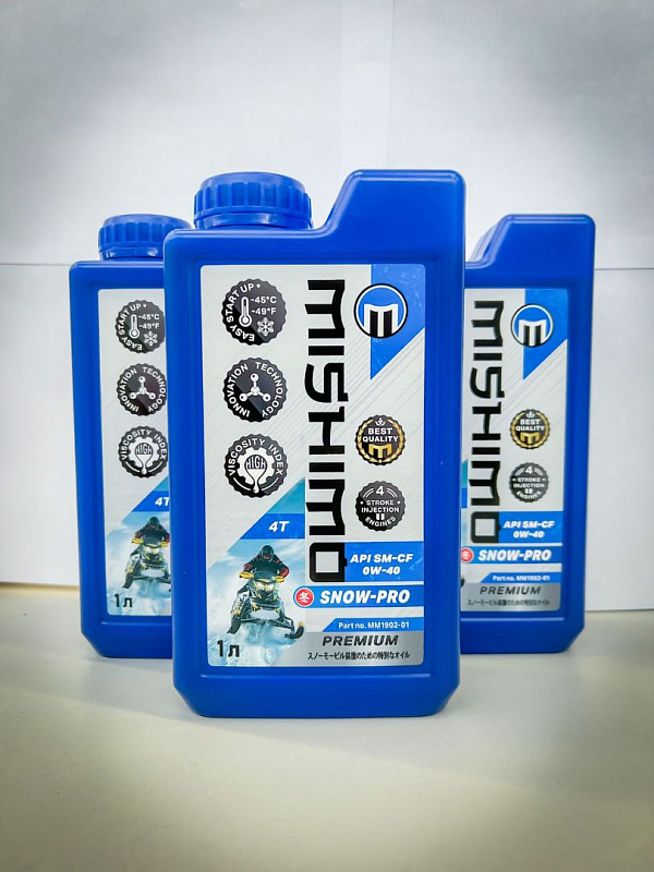 Масло синтетическое MISHIMO SNOW-PRO PREMIUM 4Т (SAE 0W-40 API SL/SJ/CF) в Абакане