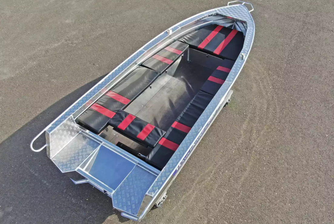 Алюминиевая лодка Wyatboat-390РМ увеличенный борт в Абакане