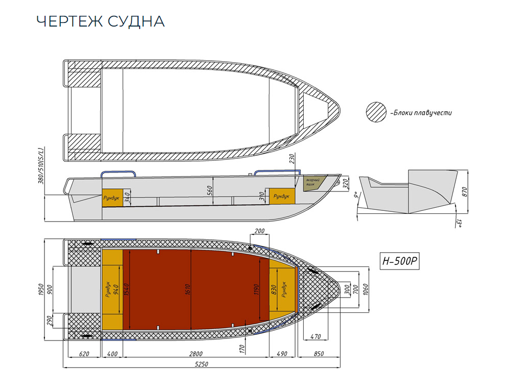Алюминиевая лодка Неман-500 P в Абакане