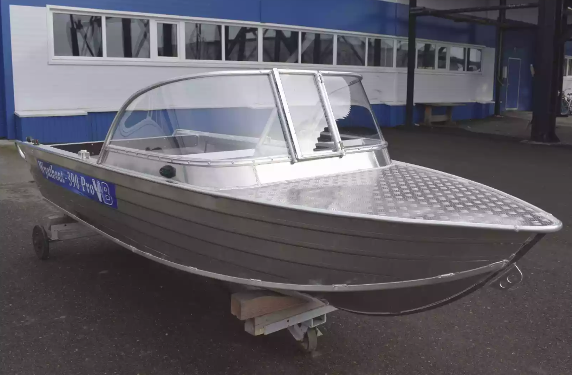Алюминиевая лодка Wyatboat-390 Pro в Абакане