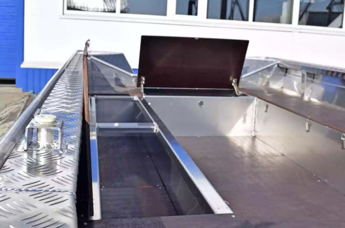 Алюминиевая лодка Wyatboat-490 Jonboat в Абакане