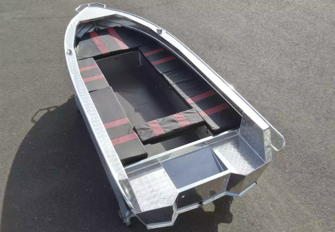 Алюминиевая лодка Wyatboat-390РМ увеличенный борт в Абакане