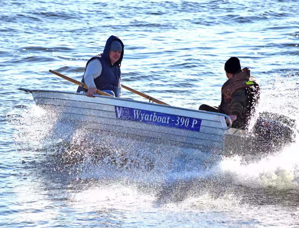Алюминиевая лодка Wyatboat-390 P в Абакане