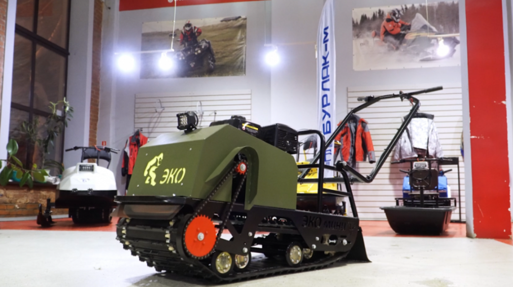 Мотобуксировщик ЭКО-Мини 15 лс (рама цельнометаллическая гнутая) в Абакане