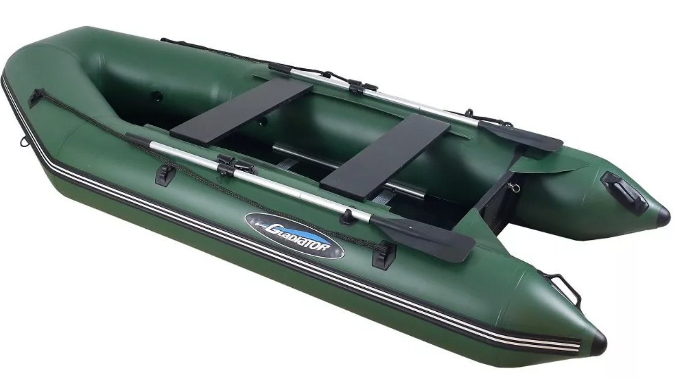 МОТОРНО-ГРЕБНАЯ ЛОДКА ПВХ GLADIATOR A 280 ТК С ФАНЕРНЫМ ДНОМ в Абакане