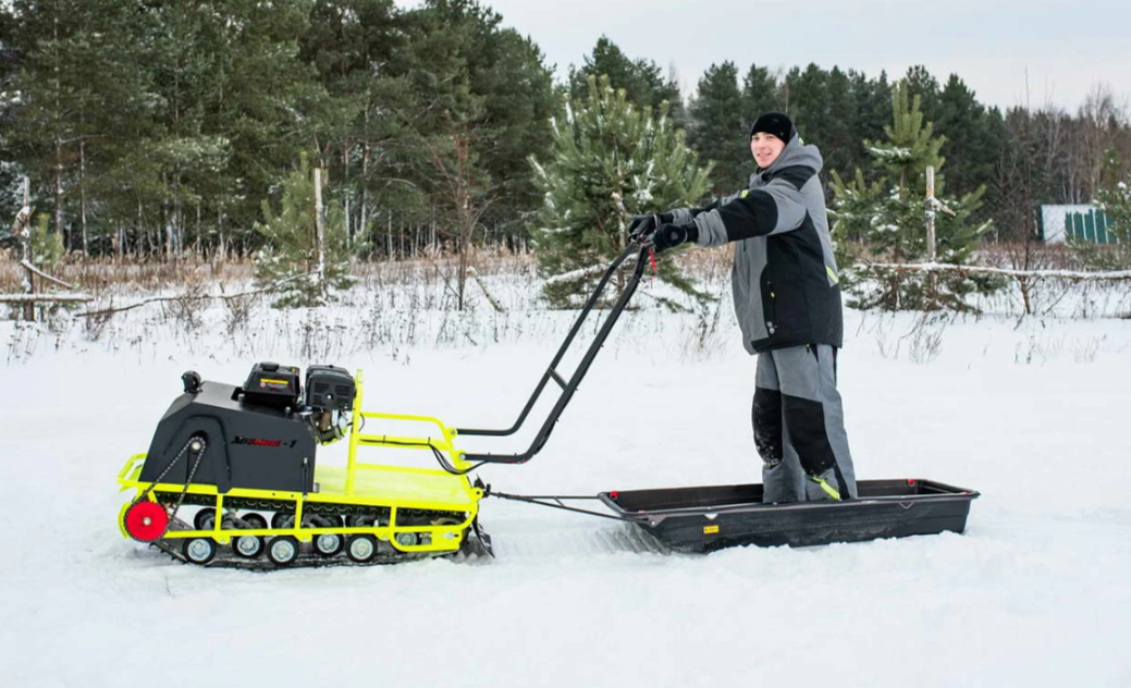 Мотобуксировщик Бурлак ХОЗЯИН-1 (капот металл) в Абакане