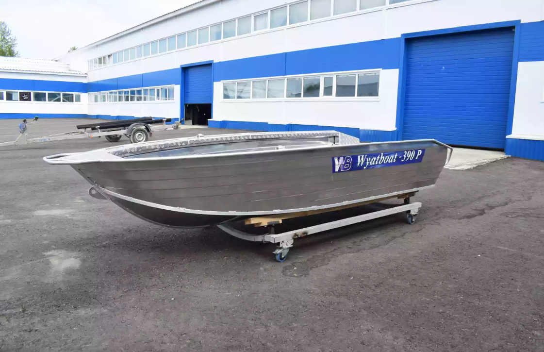 Алюминиевая лодка Wyatboat-390Р Увеличенный борт в Абакане