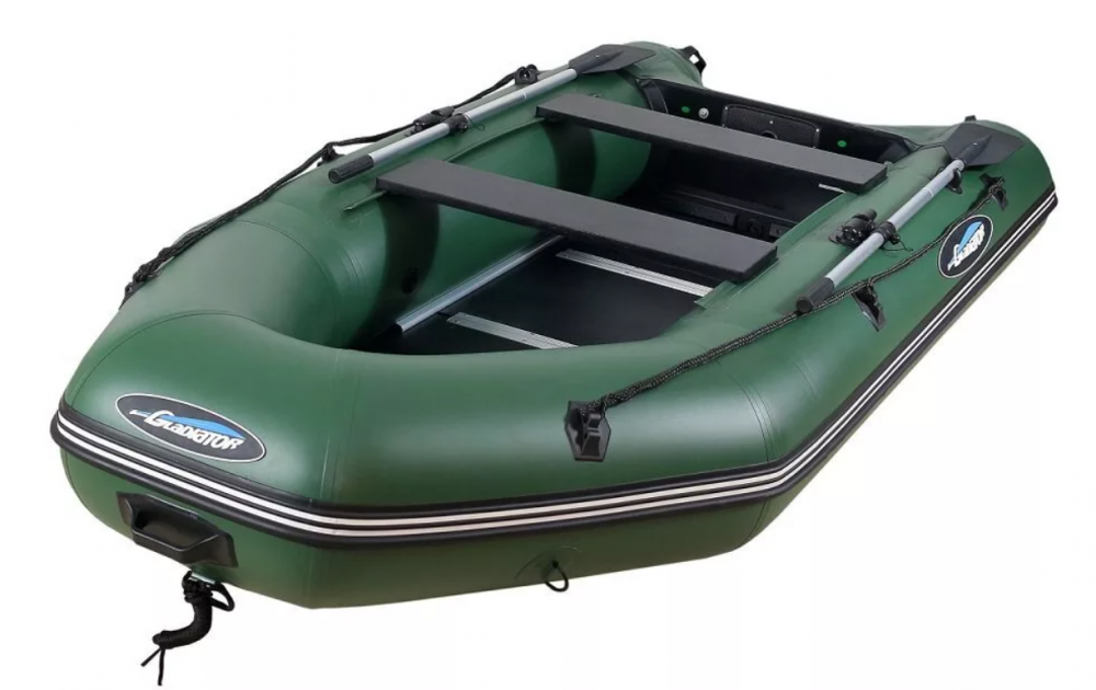 МОТОРНО-ГРЕБНАЯ ЛОДКА ПВХ GLADIATOR A 320 ТК С ФАНЕРНЫМ ПОЛОМ в Абакане