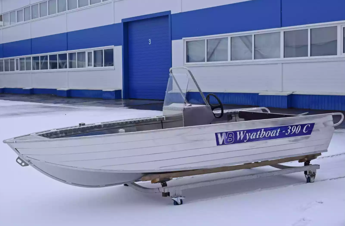 Алюминиевая лодка Wyatboat-390 C в Абакане