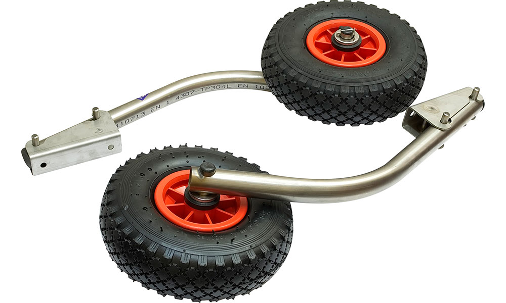 Транцевые колеса модульные для нднд из нержавеющей стали в Абакане