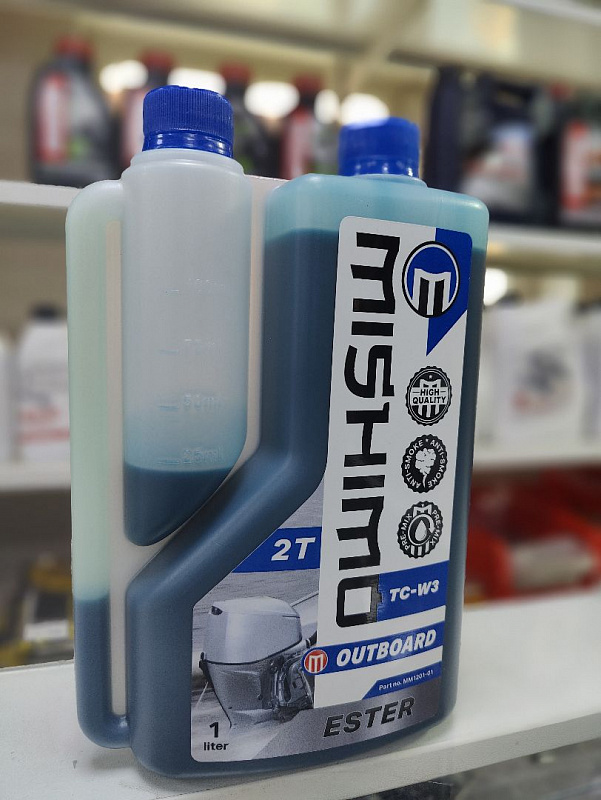 Масло MISHIMO 2T OUTBOARD (ESTER) полусинтетика 1 л в Абакане