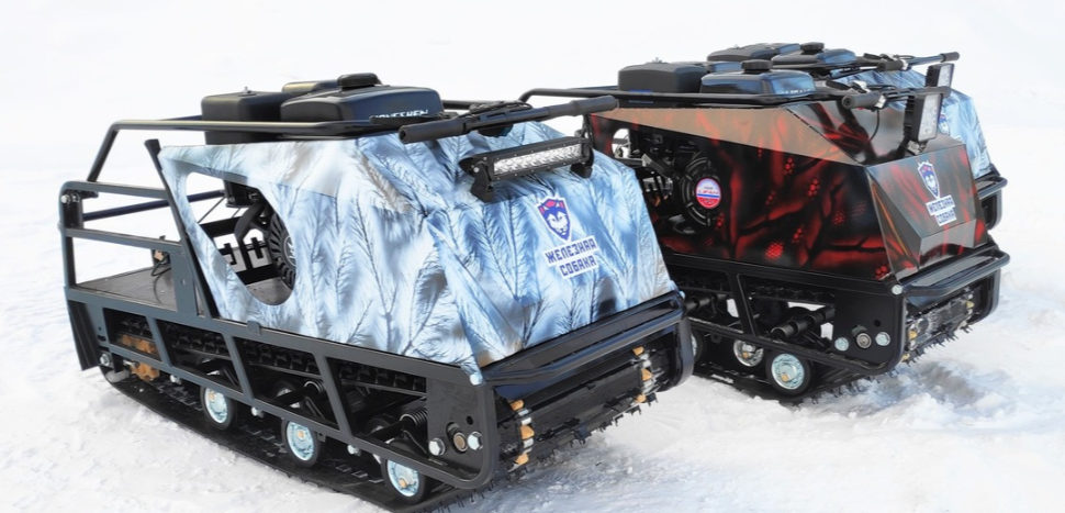 Мотобуксировщик Irondog (Железная собака) M500 15 Камуфляж Охотник в Абакане