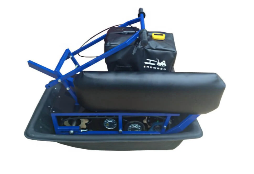 Мини-мотобуксировщик Альбатрос-М с фарой в Абакане