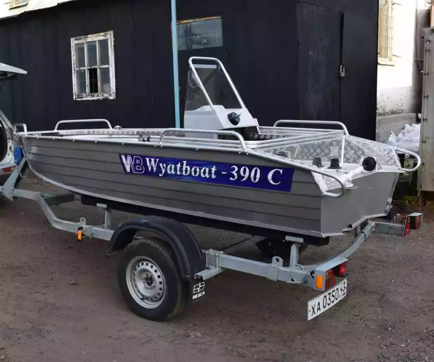 Алюминиевая лодка Wyatboat-390 C в Абакане