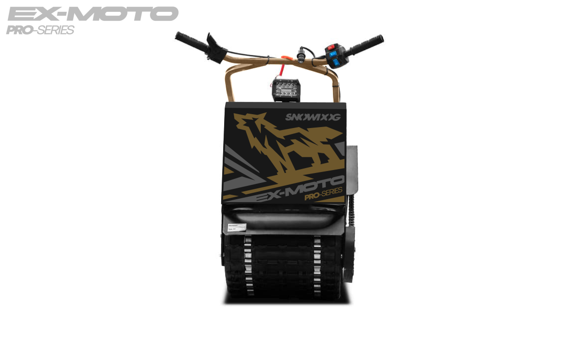 Мотобуксировщик EX-MOTO SNOWDOG S380 8л.с. в Абакане