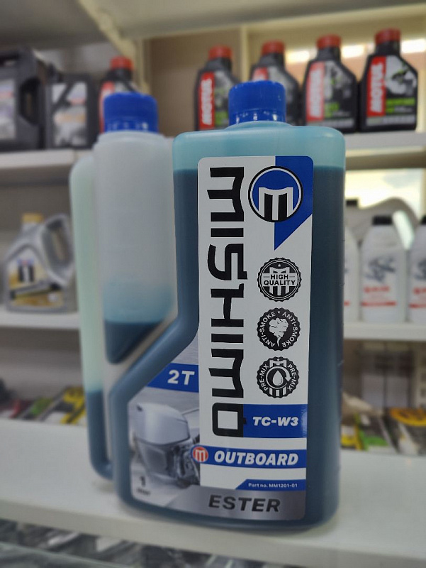Масло MISHIMO 2T OUTBOARD (ESTER) полусинтетика 1 л в Абакане