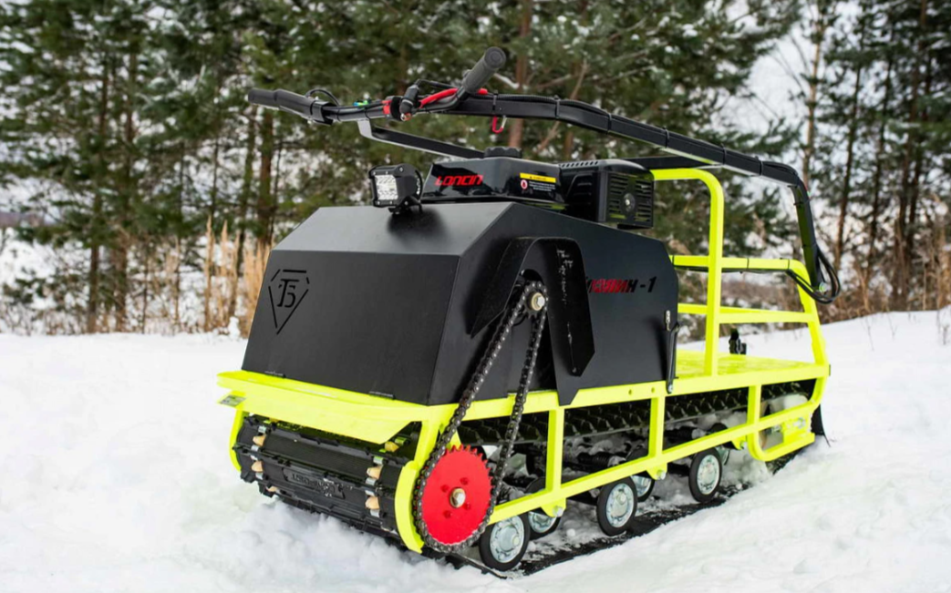 Мотобуксировщик Бурлак ХОЗЯИН-1 (капот металл) в Абакане