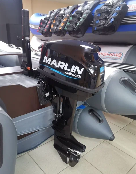 КОМПЛЕКТ ЛОДКА MISHIMO LITE 350 + МОТОР 9,8 Л.С. в Абакане