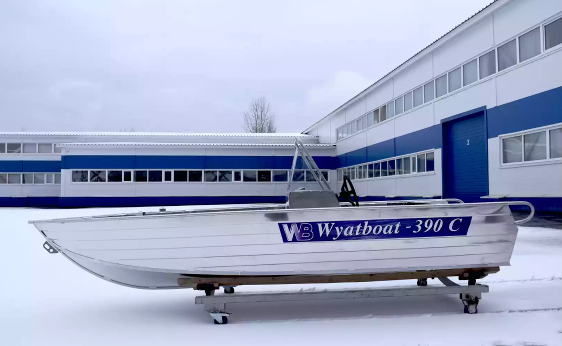 Алюминиевая лодка Wyatboat-390 C в Абакане