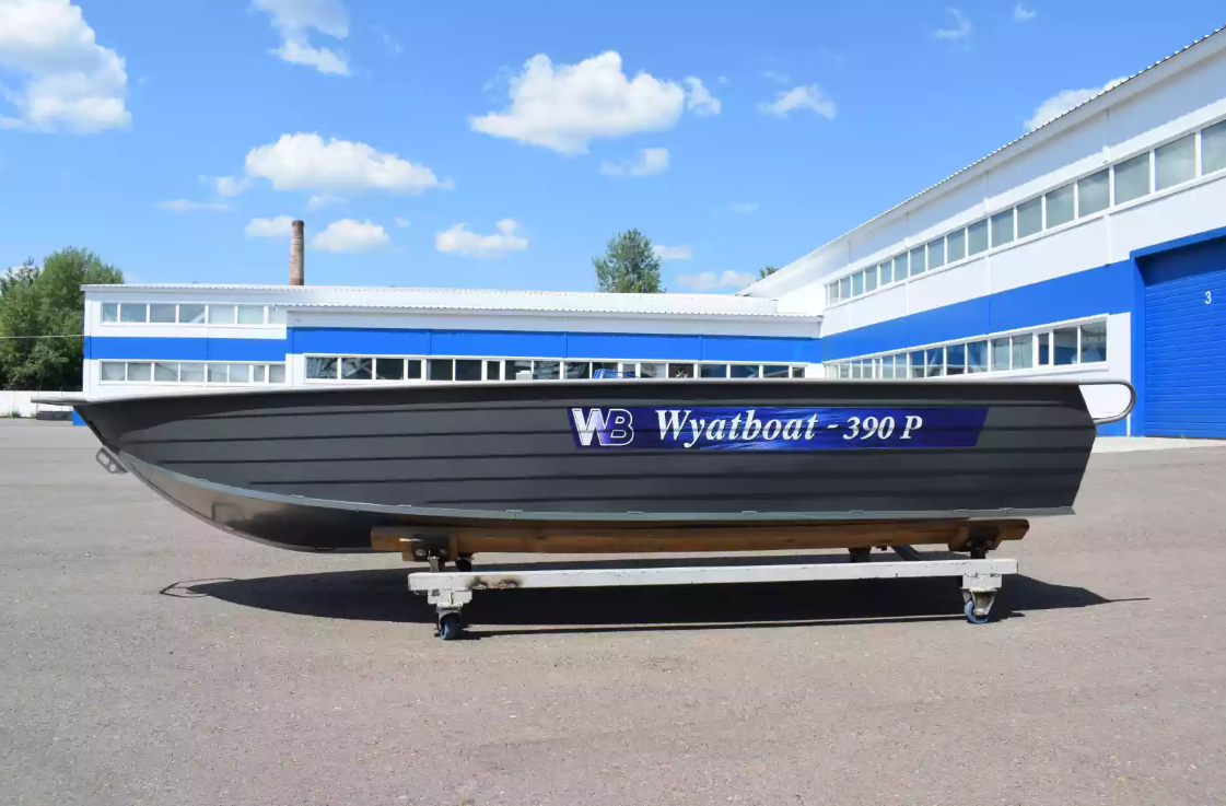 Алюминиевая лодка Wyatboat-390Р Fish в Абакане