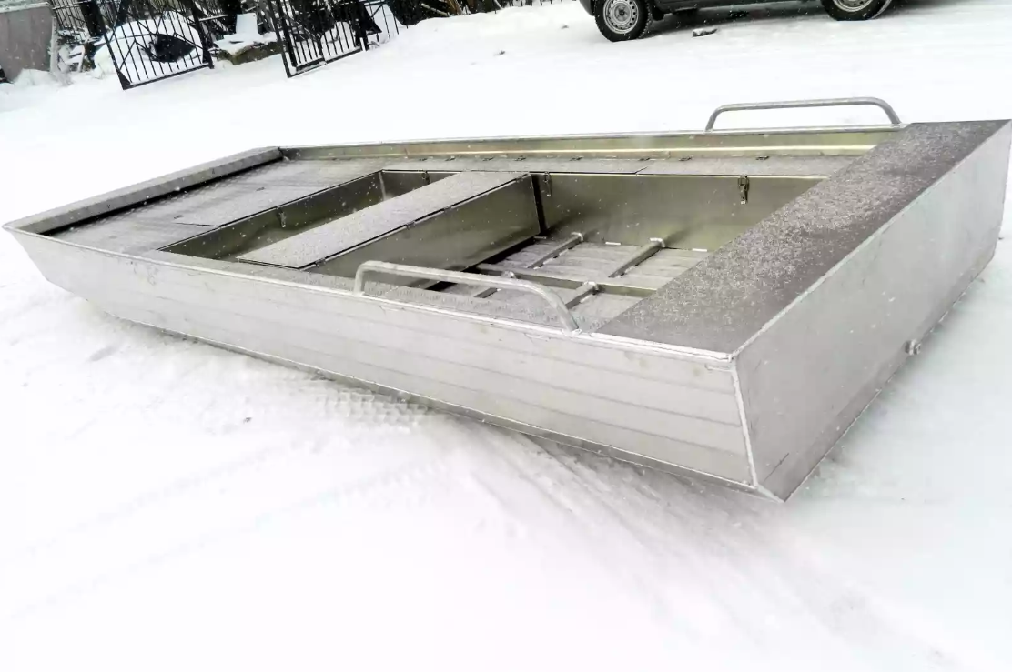 Алюминиевая лодка Wyatboat-390 Jonboat в Абакане