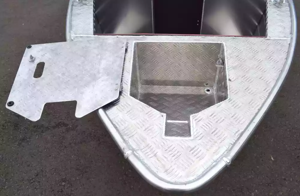 Алюминиевая лодка Wyatboat-390 DCM Увеличенный борт в Абакане