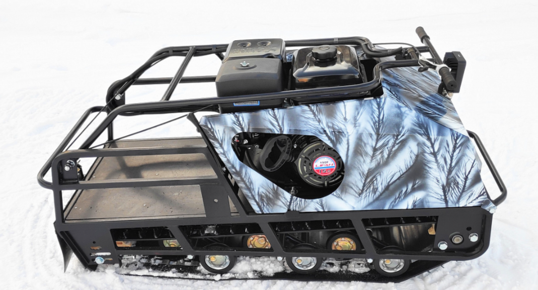 Мотобуксировщик Irondog (Железная собака) M500 15 Камуфляж Охотник в Абакане