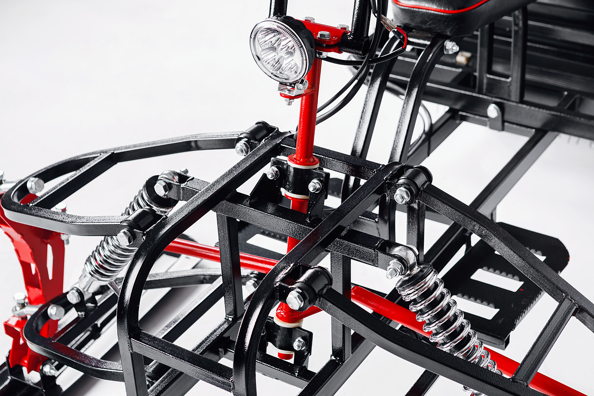 Лыжный модуль IKUDZO TERRAIN с подогревом ручек металлические лыжи в Абакане