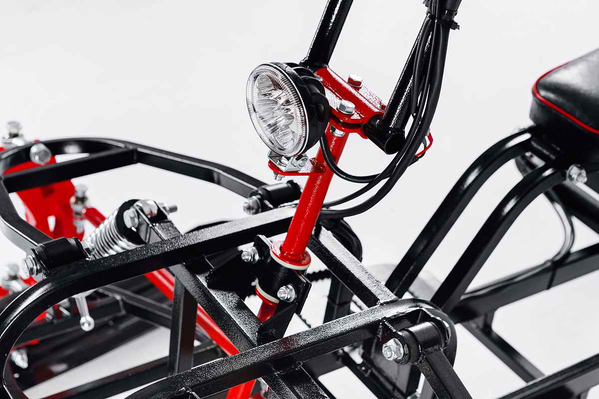 Лыжный модуль IKUDZO TERRAIN с подогревом ручек металлические лыжи в Абакане