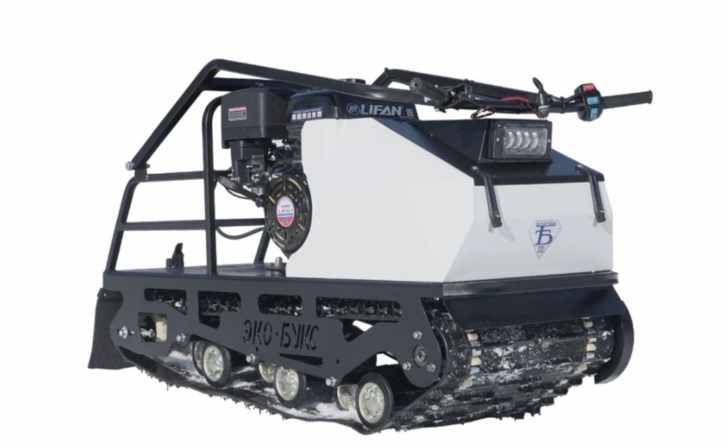 Мотобуксировщик ЭКО-букс V.2 15 л.с. (катковая подвеска, передний привод, длина 1450 мм) в Абакане