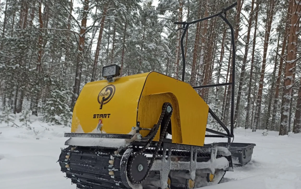 Мотобуксировщик РЫБАК СТАРТ Lifan 15 л.с. (металлический капот) в Абакане