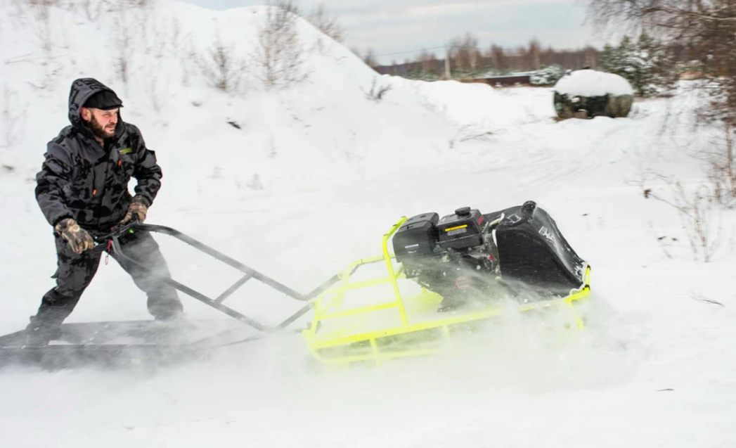 Мотобуксировщик Бурлак ХОЗЯИН-1 (капот металл) в Абакане