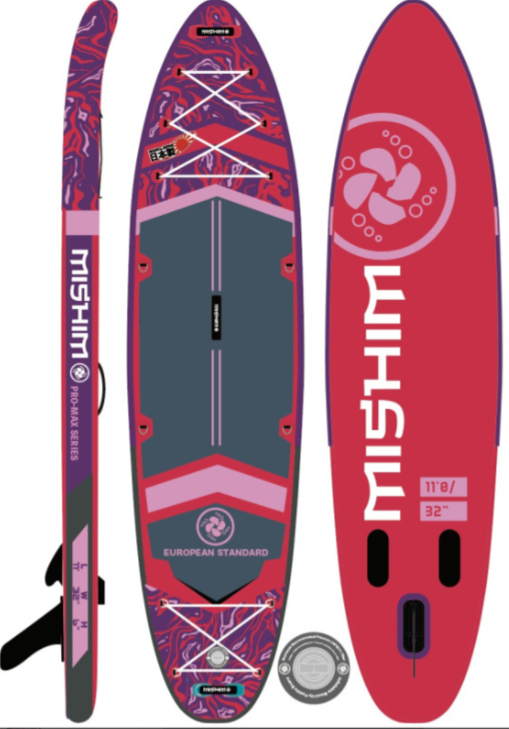 SUP (САП) Доска MISHIMO PRO-MAX Viva Magenta 10.8’ (330см) в Абакане