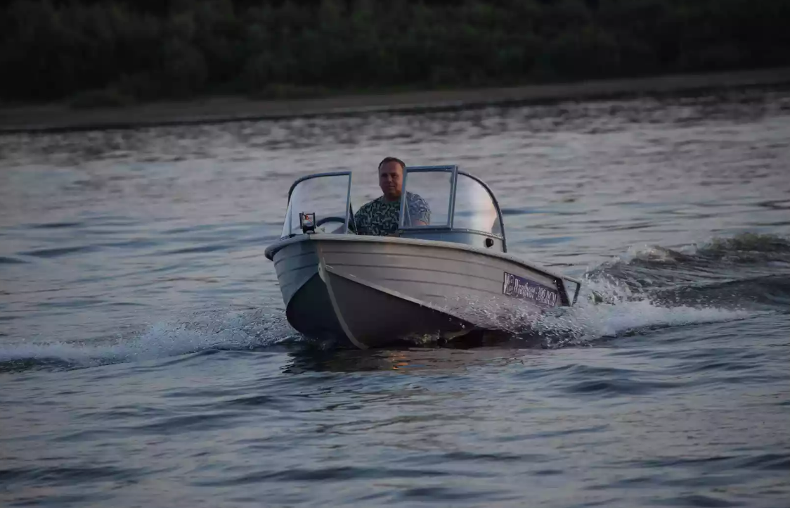 Алюминиевая лодка Wyatboat-390 DCM в Абакане