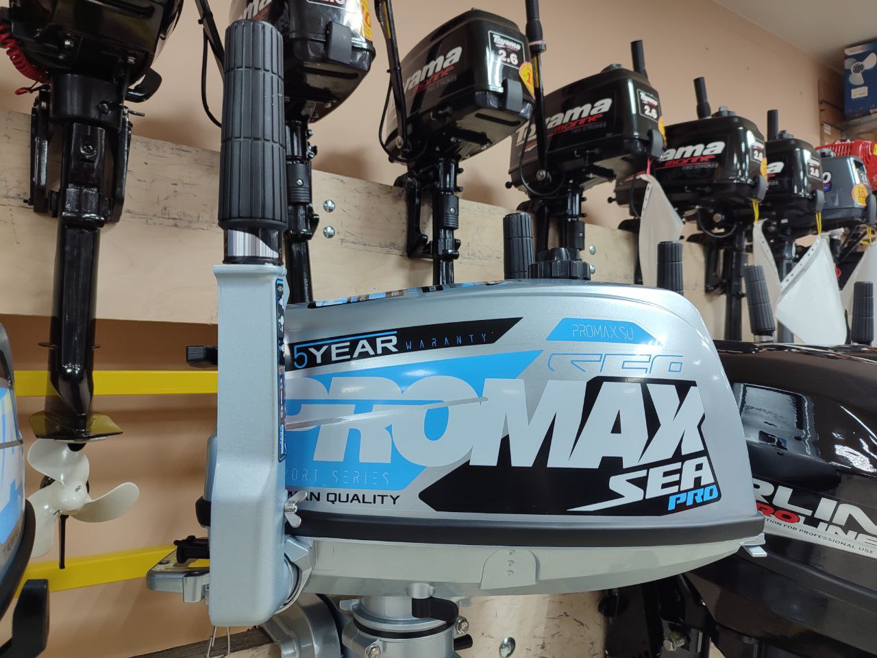 Лодочный мотор PROMAX SP5FHS (внешний бак 12 л) в Абакане