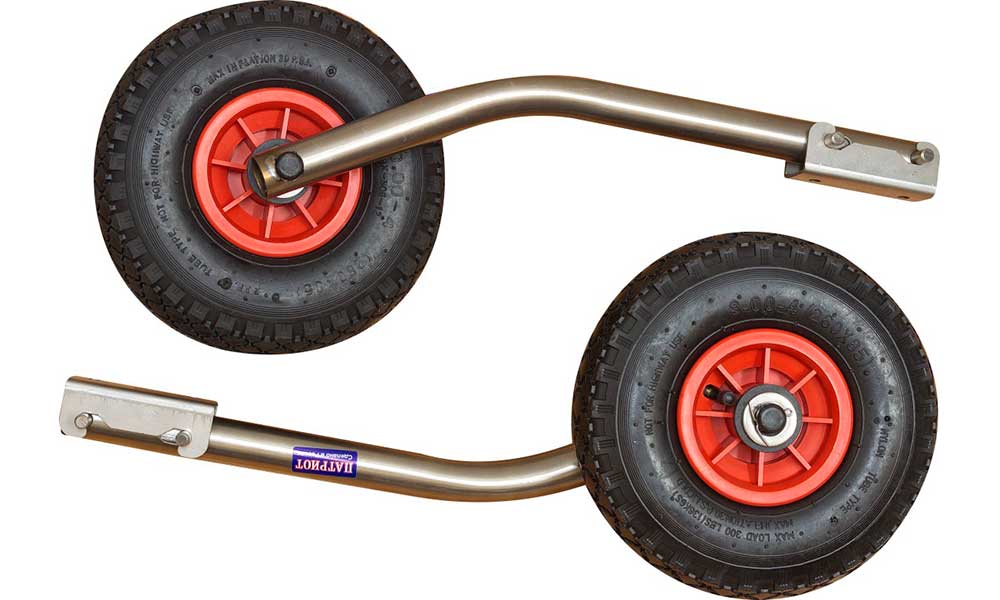 Транцевые колеса модульные удлиненные из нержавеющей стали в Абакане