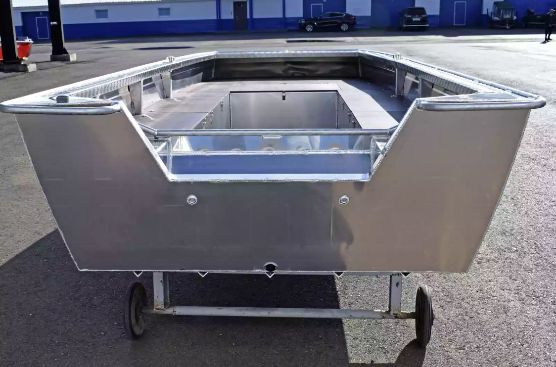 Алюминиевая лодка Wyatboat-490 Jonboat в Абакане