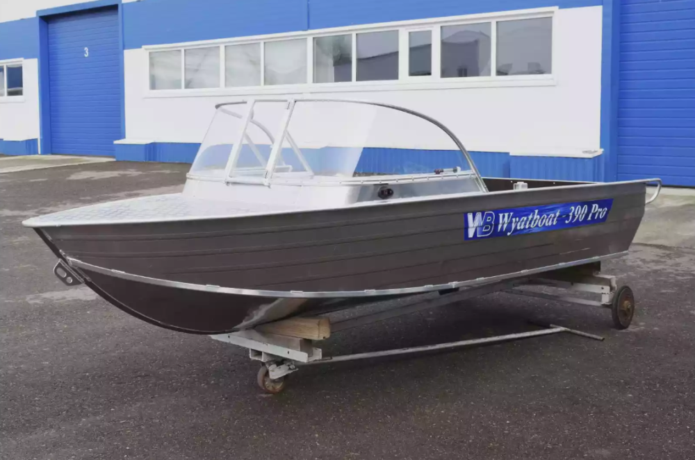 Алюминиевая лодка Wyatboat-390 Pro в Абакане