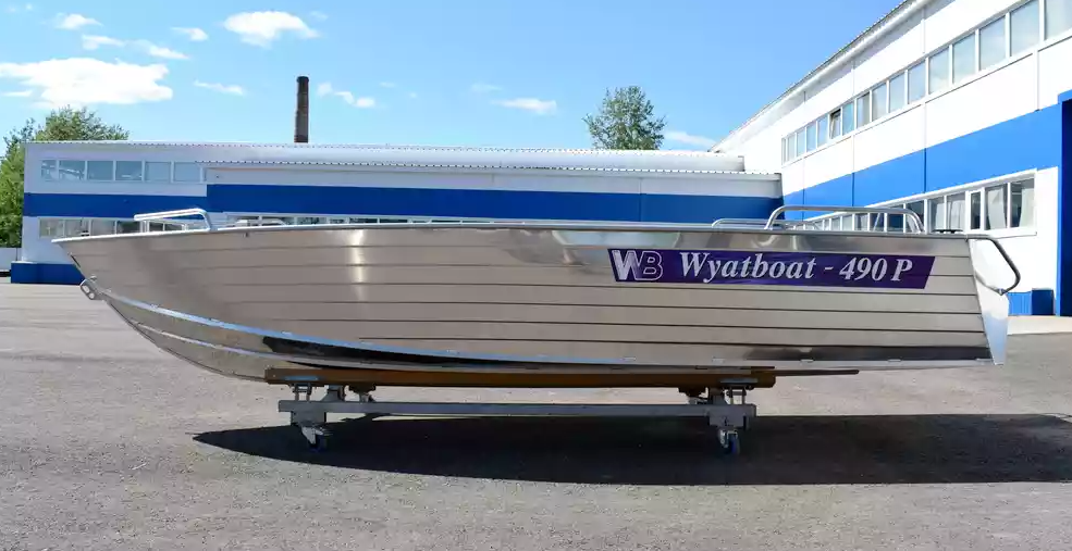 Алюминиевая лодка Wyatboat-490 P в Абакане