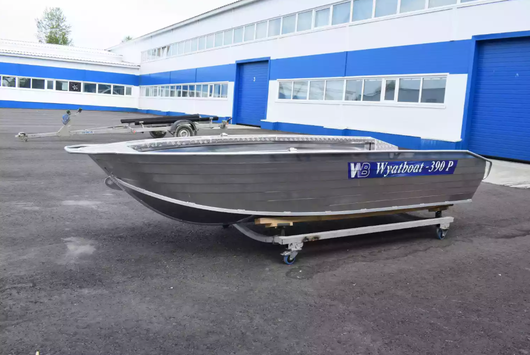 Алюминиевая лодка Wyatboat-390Р Увеличенный борт в Абакане
