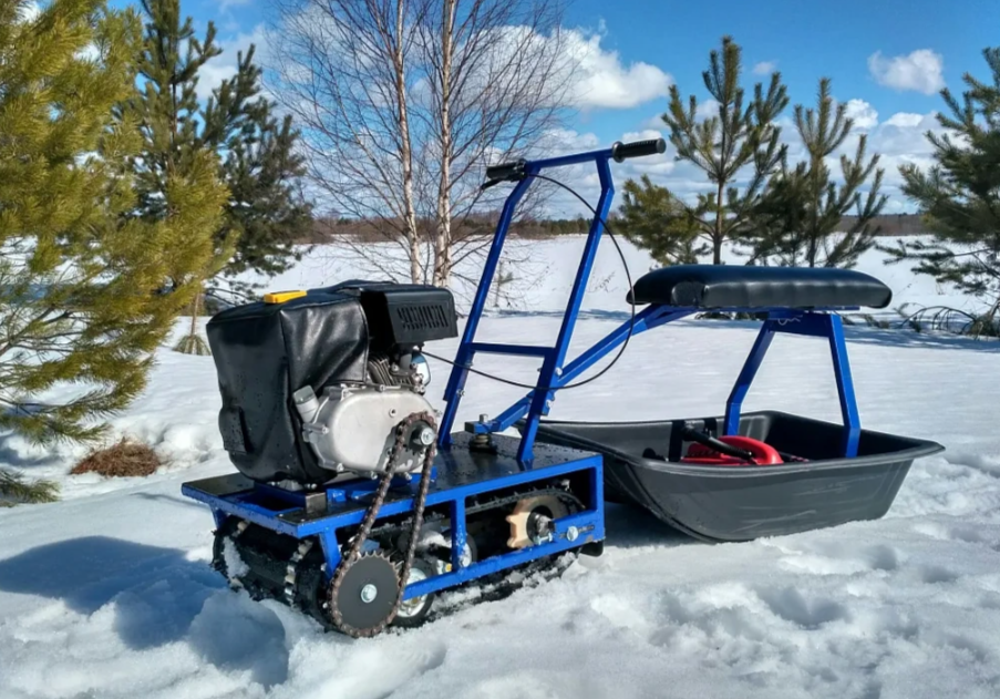 Мини-мотобуксировщик Альбатрос-М без фары в Абакане