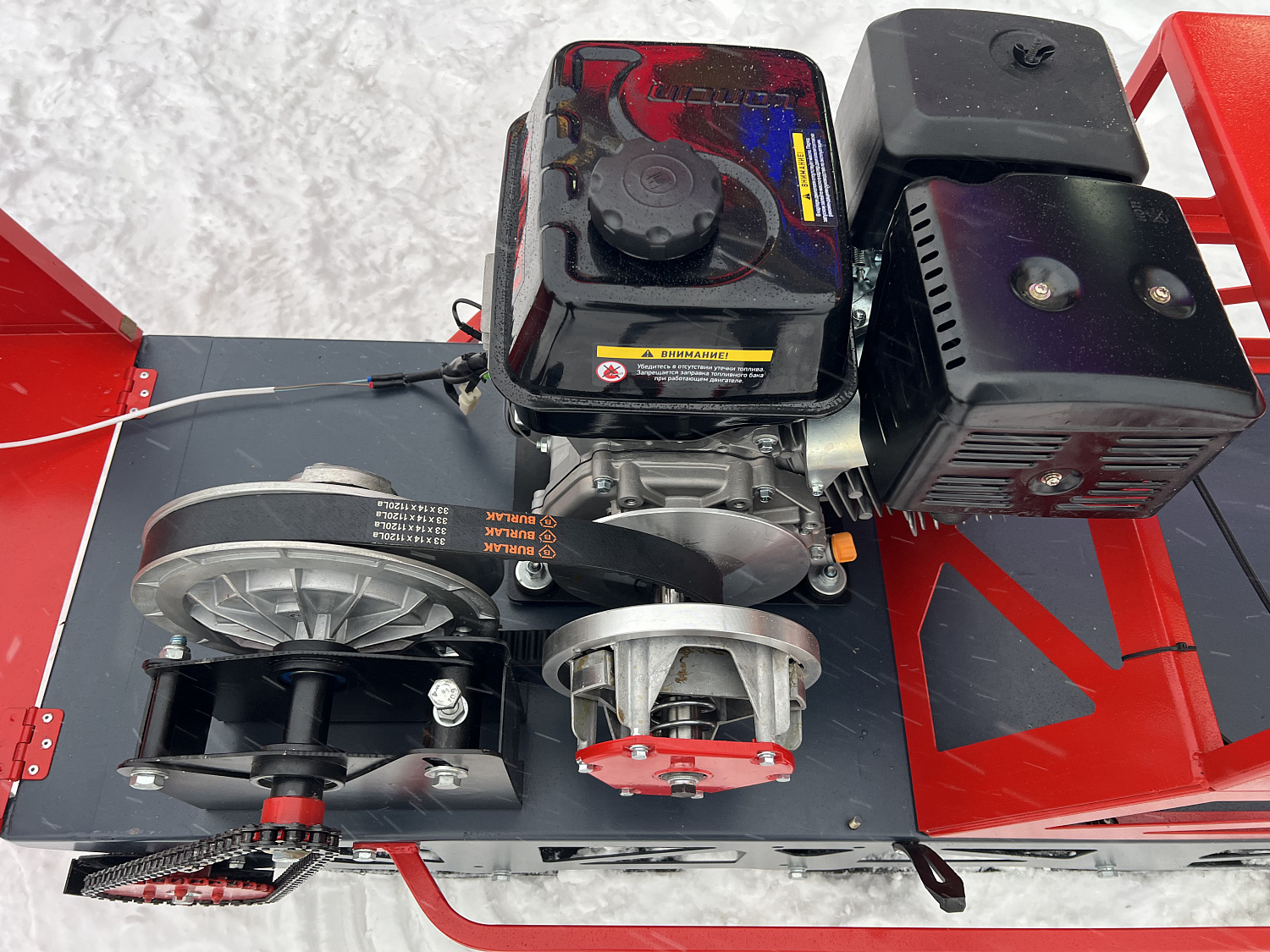 Мотобуксировщик EX-MOTO SNOWDOG S500 15л.с в Абакане