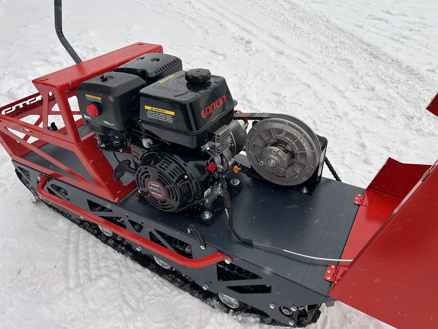 Мотобуксировщик EX-MOTO SNOWDOG S500 15л.с в Абакане