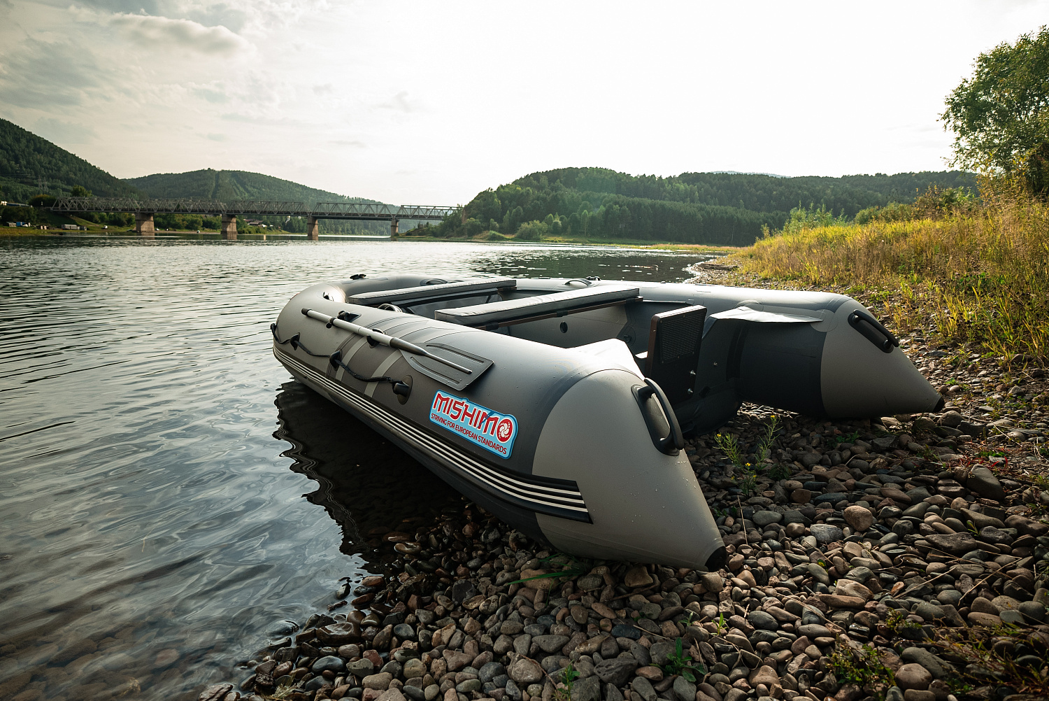 Лодка MISHIMO RIVER JET 390 под водомет в Абакане