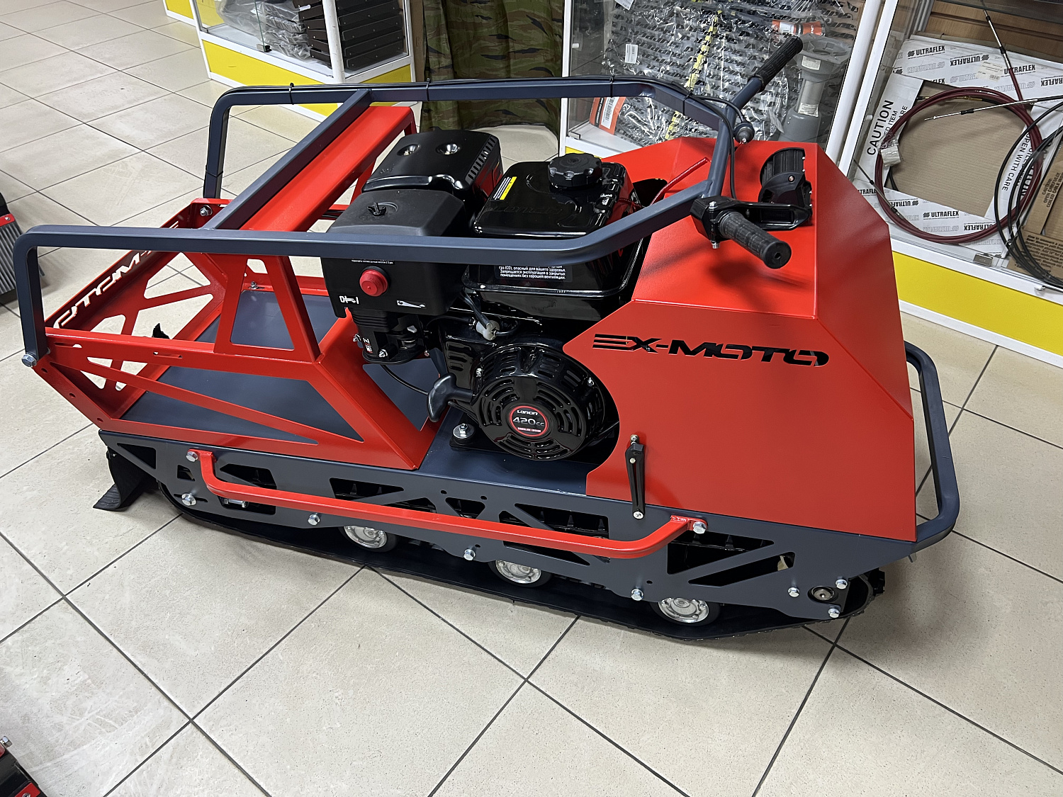 Мотобуксировщик EX-MOTO SNOWDOG S500 15л.с в Абакане